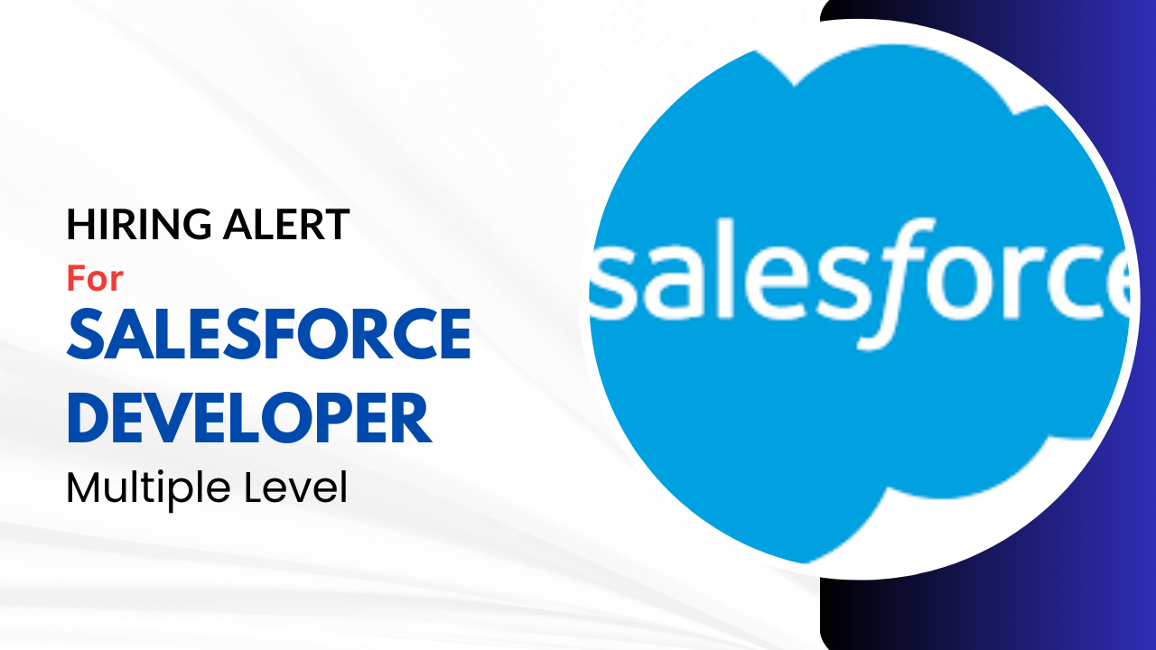 Hiring alert for salesforce developer