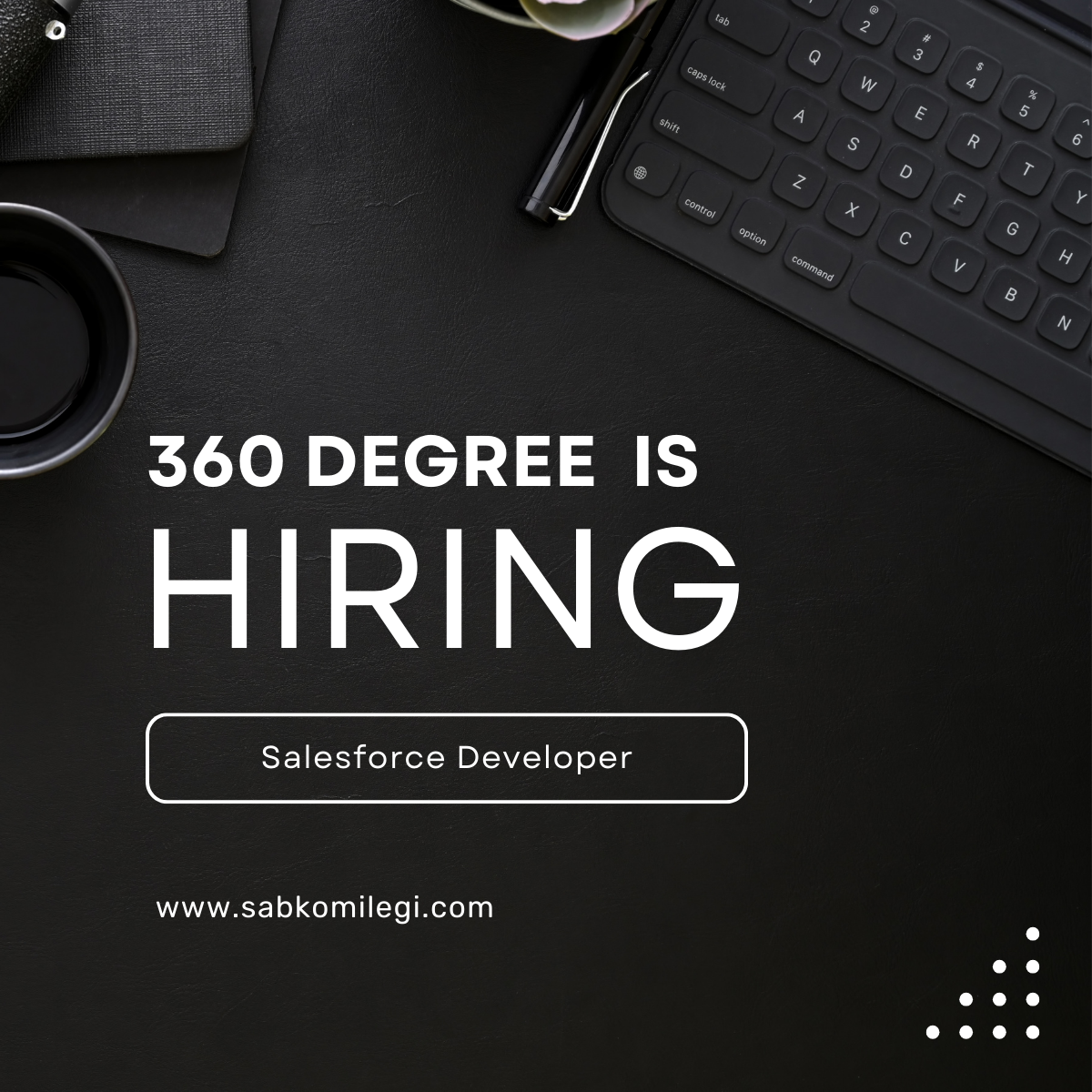 360 degree is hiring salesforce developer