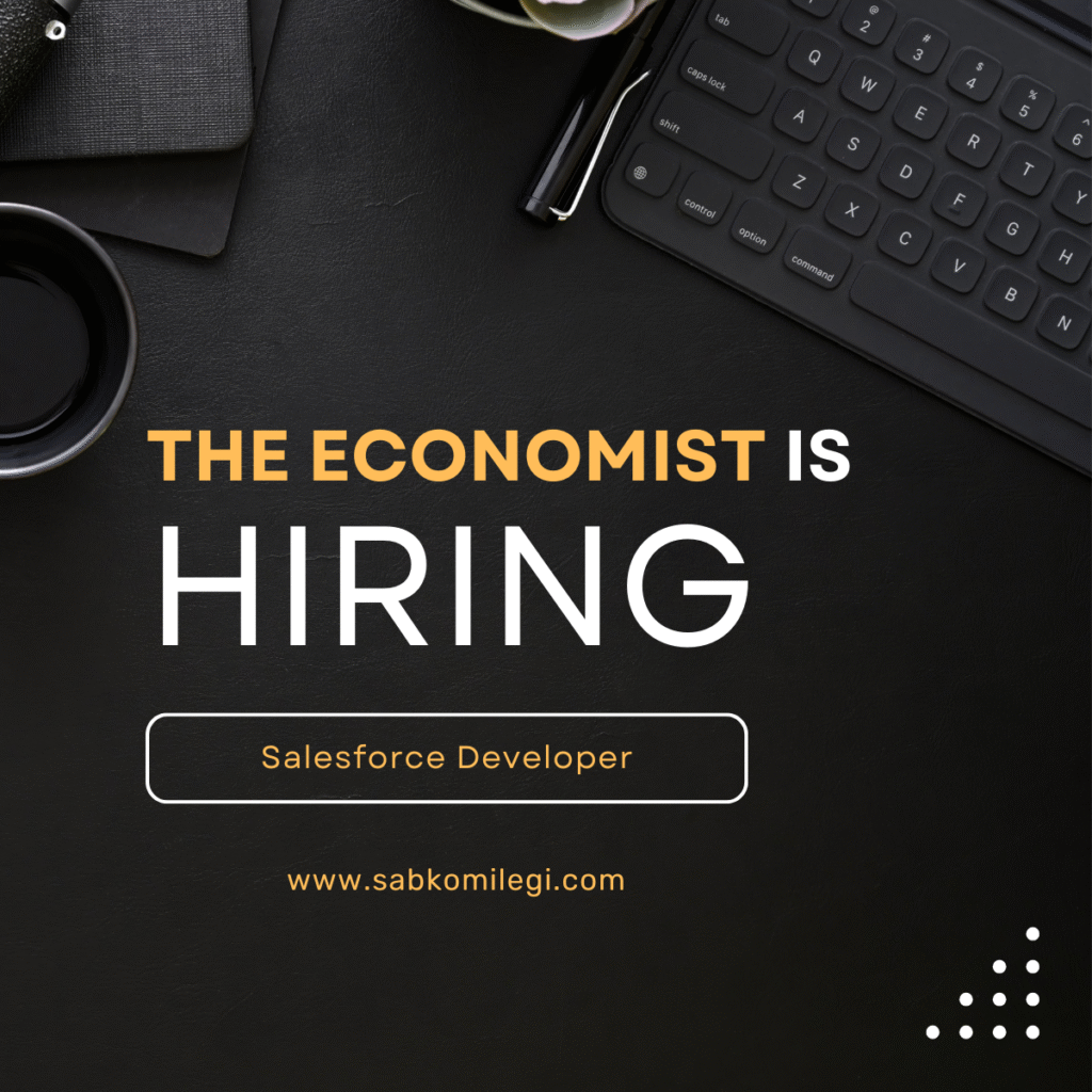 The Economist is hiring salesforce