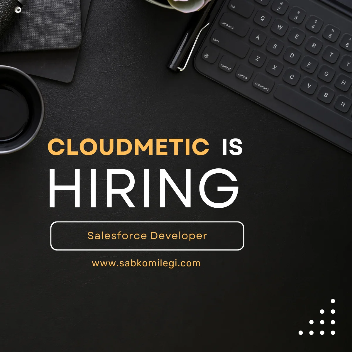 Cloudmetic is hiring salesforce developer