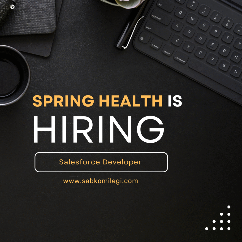 Spring Health is hiring salesforce developer