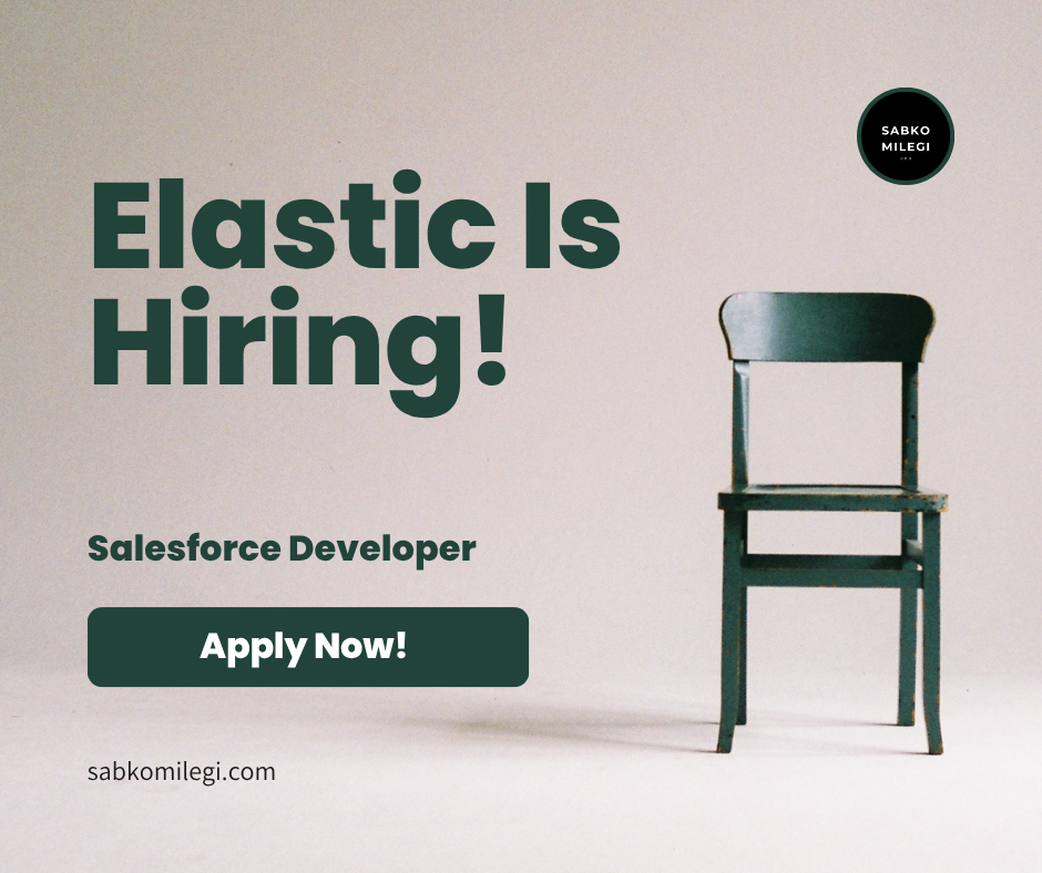 Elastic is hiring salesforce developer