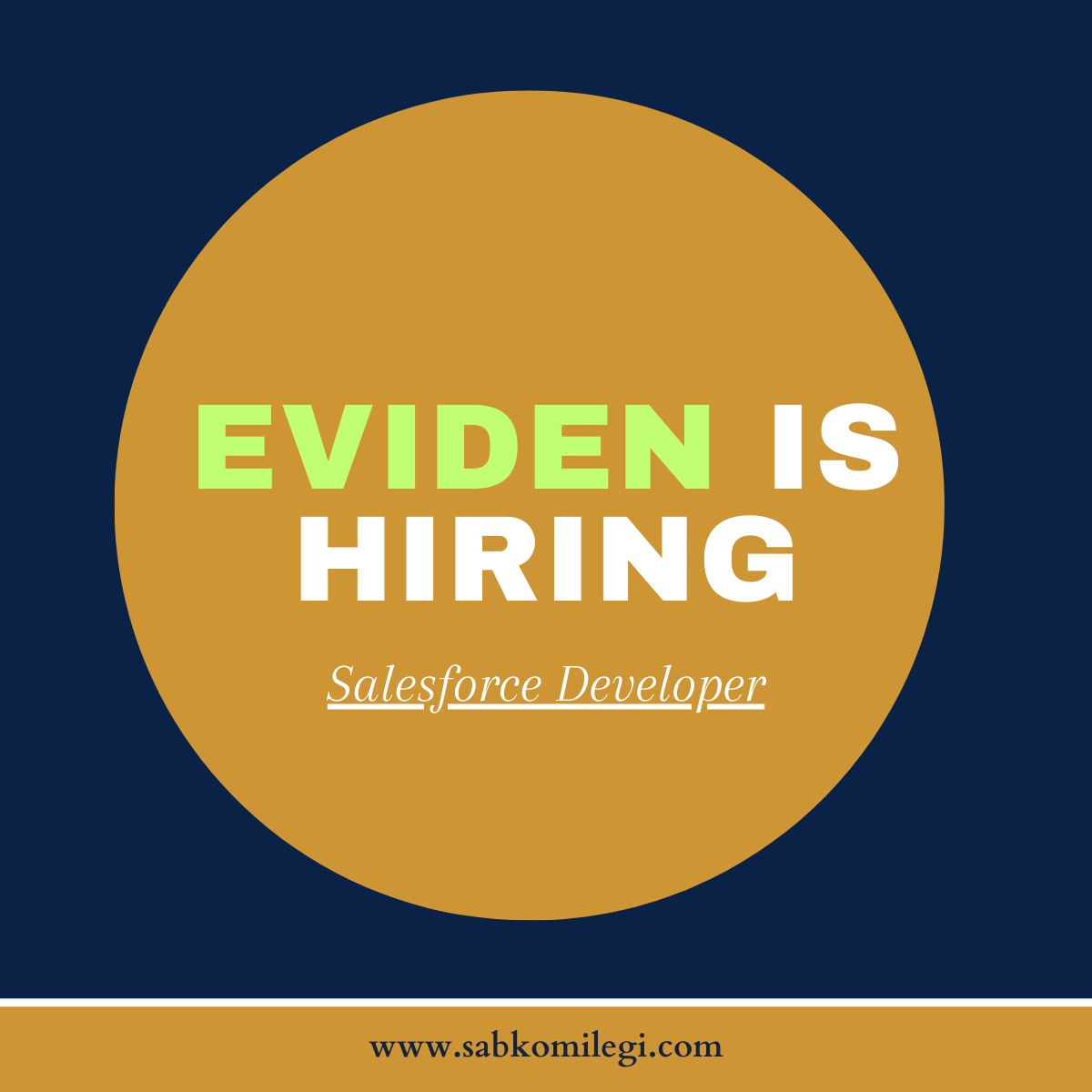 Eviden is hiring salesforce developer